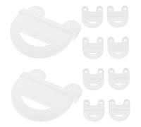ERINGOGO 10pcs Plastic Cage Buckles for Rabbit Hamster and Chinchilla Cages Secure Locking Clips with Fit and Sturdy Construction Easy Installation Fence Buckle Connectors for Small Pets