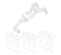 ERINGOGO 10pcs Plastic Valance Clips for Blinds Blind Brackets Hidden Valance Clamps Household Accessories
