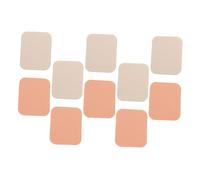 ERINGOGO 10pcs Portable Square Makeup for Soft Fluffy Cosmetic Powder Pads Dual Color Face Care Tools for Dry and Wet Use Easy to Carry and Gentle Skin