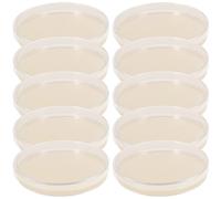 ERINGOGO 10pcs Prepoured Agar Petri Dishes Nutrient Plates for Science Experiments Lab Culture Isolation Stem Supplies for Students