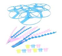 ERINGOGO 10pcs Pull String Flying Disc for Outdoor Fun Flyers Educational Motor Skills Exercise Party Bag Fillers Gift Ideas Random Color