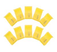 ERINGOGO 10pcs Quick Splice Wire Connectors for Car Wiring, Solderless Electrical Cable Wire Connector Clips, Yellow Plastic Insulated Terminal for Auto and Network Cable Distribution