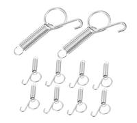 ERINGOGO 10pcs Rabbit Cage Door Spring Hooks Hooks for Hanging Rabbit Accessories