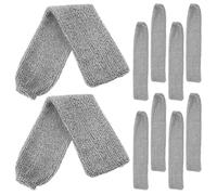 ERINGOGO 10PCS Reusable Microfiber Dust Cloth Refills for Retractable Gap Duster Soft Covers for Under Bed Couch and Appliance Cleaning Efficient Dust Absorption Lightweight and Ergonomic