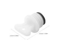 ERINGOGO 10pcs Rubber Hot Water Bottle Cap Replacement Stoppers Leakproof Sealing Plugs for Portable Heating Bags High-Temperature Resistant Soft Rubber Fits Various Water Bottles