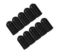 ERINGOGO 10pcs Silicone Drumstick Silent Tips Durable Mute Protectors for Drumsticks for Quiet Practice and Damage Prevention Easy to Use Covers Black