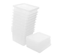 ERINGOGO 10pcs Small Reptile Enclosure and Insect Breeding Box Set, Lightweight Pet Tank with Ventilation for Turtle, Frog, Spider, Lizard, and Scorpion Housing, Suitable for Reptile Amphibian Keepers