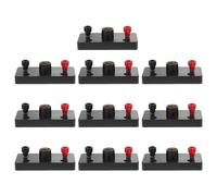 ERINGOGO 10pcs Small Screw Lamp Holders for Physics Laboratory Electrical Experiments Plastic Lamp Bases for Teaching Electricity Principles and Circuit Practice