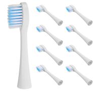 ERINGOGO 10pcs Soft Bristles Replacements Brush Heads Toothbrush Heads Toothbrush Part Replaces White