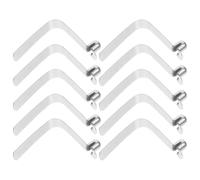 ERINGOGO 10pcs Stainless Steel Anti-kick Clips for Cattle, Reusable Kick Stopping Snap Tool Designed for Farm Applications and Cattle Management