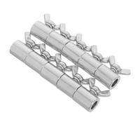 ERINGOGO 10pcs Stainless Steel Wire Rope Clip Clamps with Butterfly Screws Quick and Easy Installation Cable Clamps for Secure Wire Rope Connections Corrosion Resistant Cable Fasteners