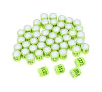 ERINGOGO 10pcs Standard Foreign Pigeon Leg Bands Lightweight Identification Rings for Racing and Breeding Numbered Markers for Private Pigeons Bulk Pack Supplies for Easy Management