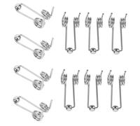 ERINGOGO 10pcs Torsion Springs for Curling Iron Replacement Heat Resistant Metal Hair Curling Rod Accessories Elastic DIY Parts for Hair Styling Tools