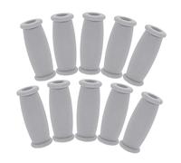 ERINGOGO 10pcs Tpr Underarm Crutch Grips Replacement Pads for Standard Aluminum Crutches Latex Hand Cushions with Easy Installation Lightweight Handle Pads for Comfortable Support