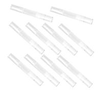 ERINGOGO 10pcs Transparent Twisting Pens for Lip Gloss and Cosmetics Refillable Empty Tubes Brush Applicator Portable Liquid Dispenser for Travel and Makeup