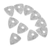 ERINGOGO 10pcs Ukulele Picks Guitar Plectrums Made of 4mm Wool Blend Felt Material, Easy to Carry and Produce A Softer Tone, for Ukulele and Bass Guitar Accessories
