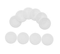 ERINGOGO 10pcs White Silicone Stethoscope Diaphragm Caps Soft Protective Chestpiece Covers Medical Disposable Bell Protector Spare Parts for Healthcare Professionals