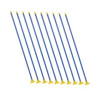 ERINGOGO 10pcs with Safety Suction Cups for Outdoor Practice Non-pointed Tips Blue Training Arrows for S Focus Building and Family Fun Activities