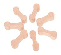 ERINGOGO 10pcs Wooden Train Track Connectors Model Buckle Dog Bone Shape for Childrens Creative Railway Layouts and Hands Play