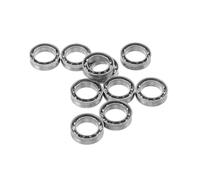 ERINGOGO 10pcs Yoyo Core Bearing: Stainless Steel U Type Ball Bearings Replacement Parts - Unresponsive Spinning Axle Accessory Compatible With Various Yoyo Models