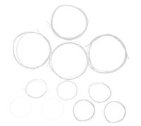 ERINGOGO 11pcs Silver-plated Nylon Copper Alloy Oud Strings Set with Rustproof Coating Balanced Tension for Warm Clear Tone Alloy Material for Turkish Players Suitable for