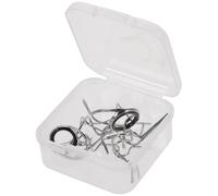 ERINGOGO 11pcs Stainless Fishing Rod Tips Replacement Kit Anti-Tangling Frame Fishing Rod Guide Eye Repair for Fishing