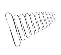 ERINGOGO 11pcs Vinyl Record Player Drive Belt Rubber Flexible Belt for Phonograph Turntable Smooth Rotation and Noise Reduction