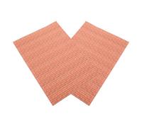 ERINGOGO 12 Scale Dollhouse Miniature Adhesive Red Brick Wall Paper Stickers A4 Sheets for Dollhouse Decor and DIY Room Renovation