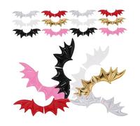 ERINGOGO 120pcs Mini Devil Bat Wings Halloween Embellishments for Hair Clips Headbands Clothes Shoes DIY Vampire Hair Accessories Craft Decorations