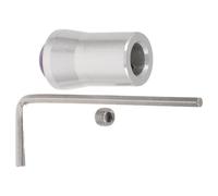 ERINGOGO 12mm Silver Tuning Fork Holder with Amethyst Base for Frequency Healing, Meditation Yoga Accessory, Compatible with Healing Devices and Sound Therapy