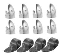 ERINGOGO 12pcs Celluloid Guitar Picks Set with 4 Black Thumb Picks with Holes for Electric Folk Acoustic and Bass Guitars Suitable for Fingerstyle and Strumming