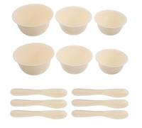ERINGOGO 12pcs DIY Face Mask Mixing Tool Set with 3 Sizes Mask Mixing Bowls Spatulas and Facial Beauty Brushes for Skincare Treatments