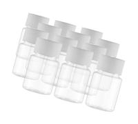 ERINGOGO 12pcs Empty Plastic Medicine Containers with Lids Refillable Pill Bottles for Powders Liquids Solids Travel Toiletries Storage