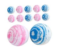 ERINGOGO 12pcs EVA Foam Golf Training Balls Soft Indoor Practice Aid with Colorful Galaxy Ink Patterns Safe for Pets Family Entertainment