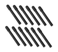 ERINGOGO 12pcs Eyebrow Pencil Extenders with Soft Dual-head Brush Holder for Precise Brow Styling Broad Compatibility with Various Brands Makeup Aid for and Accurate Outlines