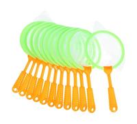 ERINGOGO 12pcs Fishing Nets Portable Butterfly Insect Catcher Nets with Long Handle for Outdoor Exploration and Release Fun Random Color