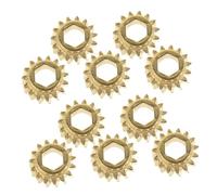 ERINGOGO 12pcs Guitar Tuning Peg Gears 15-tooth Hexagonal Metal Head Button Accessory for Acoustic and Electric Guitars, Precision String Tuner Parts Suitable for Professional Use
