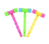 ERINGOGO 12Pcs Hammer Plastic Sound Making Knocking Hammers for Boy Girl and Fun Interactive Play for Parties and Outdoor Activities