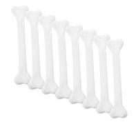 ERINGOGO 12pcs Mini Skeleton Bones White Plastic Halloween Decorations Realistic Bone Props for Parties Cosplay and Haunted House Decor for DIY Accessories and Festive Atmosphere