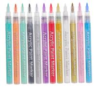 ERINGOGO 12pcs Nail Art Drawing Pens Quick Drying Manicure Painting Accessories for DIY Nail Designs Fine Line Detailing Gel Polish Compatible