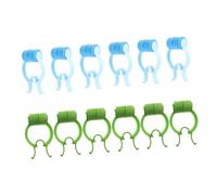 ERINGOGO 12pcs Nosebleed Stop Clips Professional Epistaxis Care Nose for Emergency Use Lung Breathing Training Clips for All Nose Types