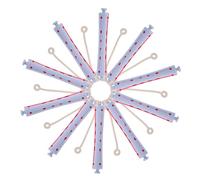 ERINGOGO 12pcs Portable Cold Wave Hair Curling Rods Flexible Perm Curlers for Long and Hair Lightweight PP Hairdressing Styling Tools for Home and Salon Use