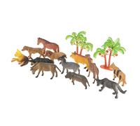 ERINGOGO 12pcs Realistic Farm Animal Figurines Set for Plastic Animal with Vivid Details Educational Farm Play Figures for Party Decoration and Early Learning