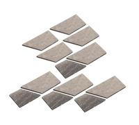 ERINGOGO 12pcs Rubber Cushion Pads for Pool Table Pockets Billiard Table Replacement Cushion Angled Protection Pads for Snooker and Impact Absorption