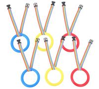 ERINGOGO 12pcs Safety Leash Walking Rope with Detachable Plastic Round Handles for Kindergarten Daycare Outdoor Group Control Anti-Lost Student Walking Rope for Preschool Playground Trips