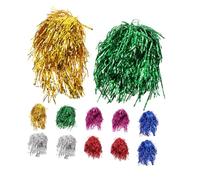 ERINGOGO 12pcs Shiny Tinsel Wigs for Cosplay High Realism Party Wigs Adults Fancy Dress Accessories for Cheerleader and Carnival Costume