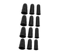 ERINGOGO 12pcs Silicone Finger Guards Heat Resistant Protective Covers for Cooking Baking Sewing Crafting Durable Lightweight Versatile Finger Tips for Safe Handling
