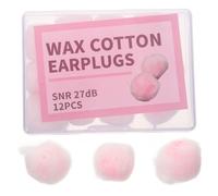ERINGOGO 12pcs Sleep Ear Plugs Noise Cancelling Wax Ear Plugs for Noise Reduction Comfortable and Easy to Use