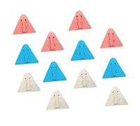 ERINGOGO 12pcs Sliding Window Safety Locks for Pet Protection Adhesive No Drill Pinch Security Lock for Doors and Windows Easy Installation Childproof