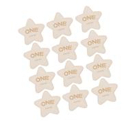 ERINGOGO 12pcs Star Shaped Cards Double-Sided Newborn Photo Signs for Monthly Growth Tracking Keepsake for Expecting Parents Gender Neutral Design